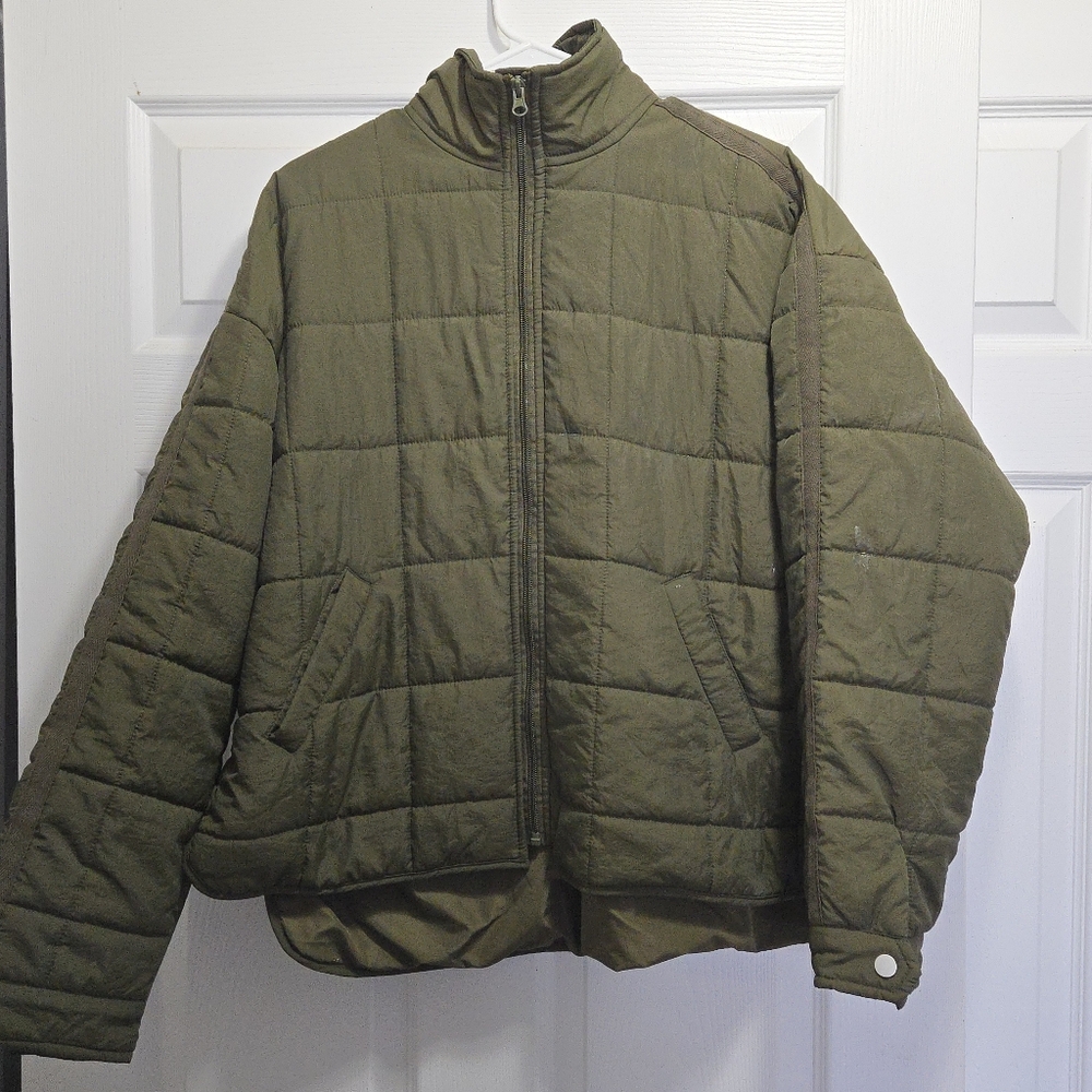 Green Quilted Jacket